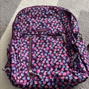 VERA BRADLEY Campus Large Backpack - BERRY BURST